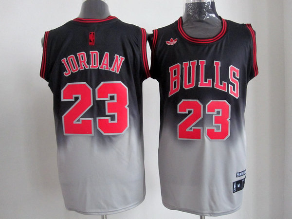  NBA Chicago Bulls 23 Michael Jordan Fadeaway Fashion Swingman Jersey